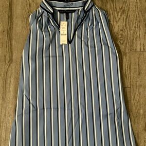 NWT White House Black Market Striped Sleeveless Top ~ SZ:6